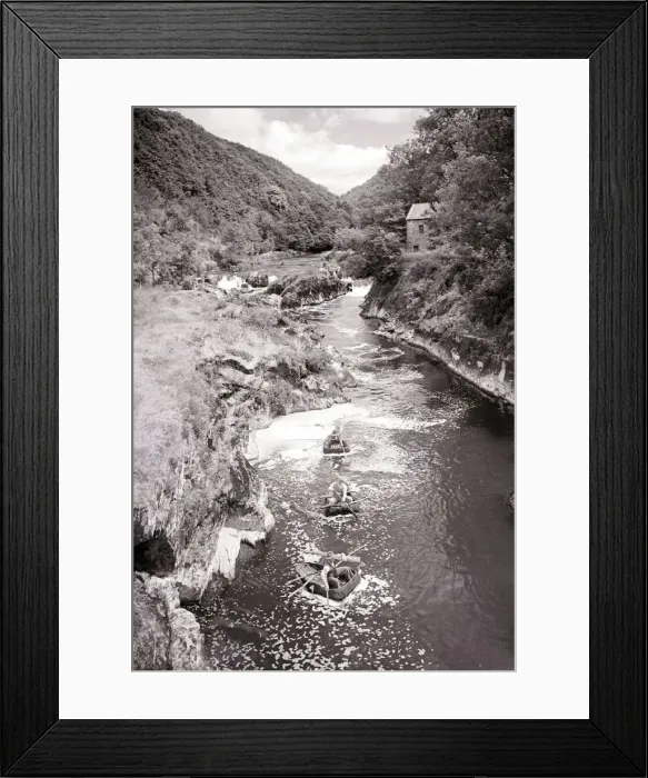 Framed Print : Wales Coracles scenic view 1962 boats river rural countryside britain water Framed Print : Wales Coracles scenic view 1962 boats river rural countryside britain water