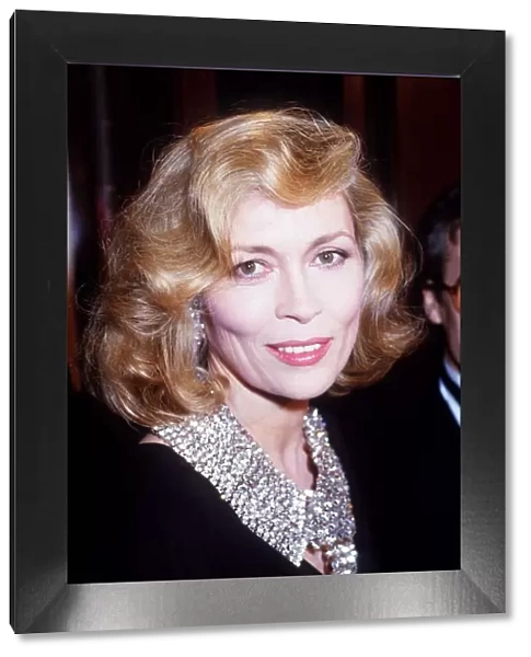 Faye Dunaway Actress at the premiere of Ordeal By Innocence in February 1985
