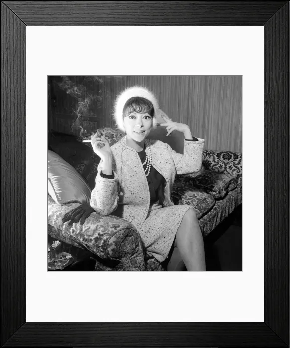 Framed Print : Rita Moreno February 1963 Actress in London. com Framed Print : Rita Moreno February 1963 Actress in London. com