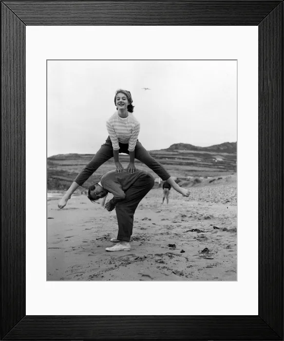 Framed Print : James Callaghan MP on Holiday August 1957 in St Davids, Pembrokeshire with family Framed Print : James Callaghan MP on Holiday August 1957 in St Davids, Pembrokeshire with family