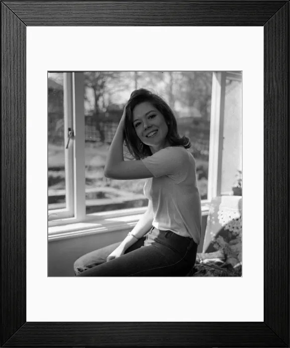 Framed Print : Diana Rigg actress Apr 1965