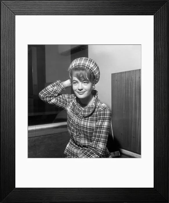 Framed Print : Romy Schneider November 1962 at LAP Actress Framed Print : Romy Schneider November 1962 at LAP Actress