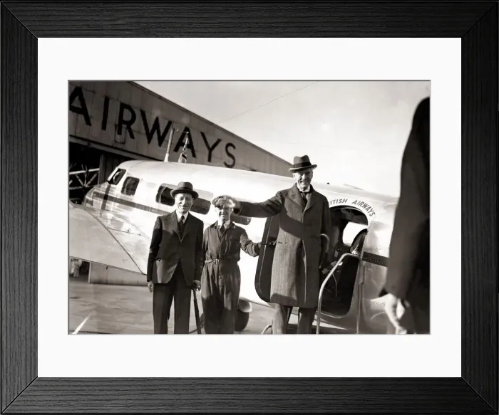 Framed Print : This Lockheed 10A Electra, a 10 passenger, 2 crew American built all-metal airliner with Framed Print : This Lockheed 10A Electra, a 10 passenger, 2 crew American built all-metal airliner with