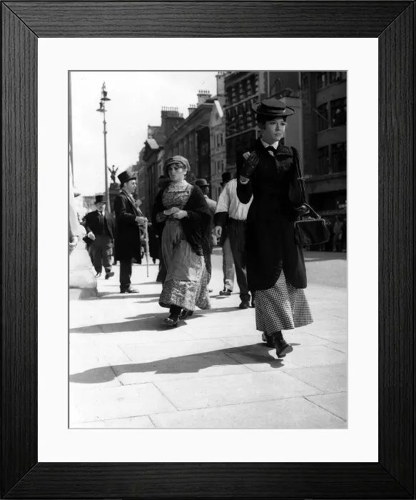 Framed Print : Actress Diana Rigg in a scene from the film The Assassination Bureau 1968