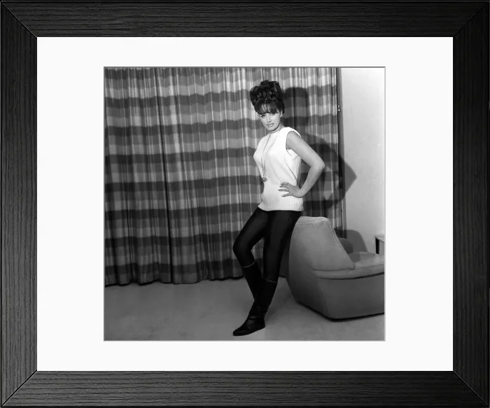 Framed Print : Jackie Collins January 1964 authoress & actress Framed Print : Jackie Collins January 1964 authoress & actress