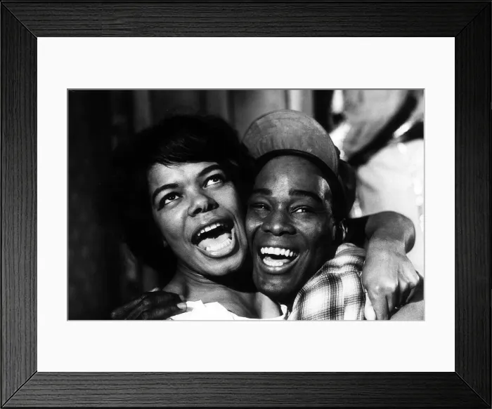 Framed Print : Joan Hooley -Actress as Elsie - Sep 1962 with Ramsay Blackwood who plays Addy in Framed Print : Joan Hooley -Actress as Elsie - Sep 1962 with Ramsay Blackwood who plays Addy in