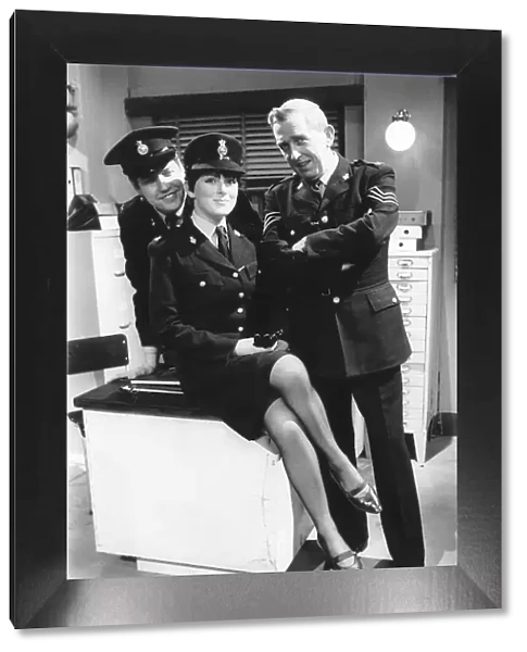 Z Cars TV Programme March 1965 Actress Sue Jameson with PC Graham ( Colin Welland