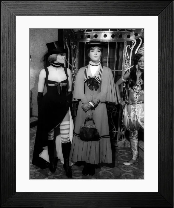 Framed Print : Actress Diana Rigg in a scene from the film The Assasination Bureau 1968 Framed Print : Actress Diana Rigg in a scene from the film The Assasination Bureau 1968