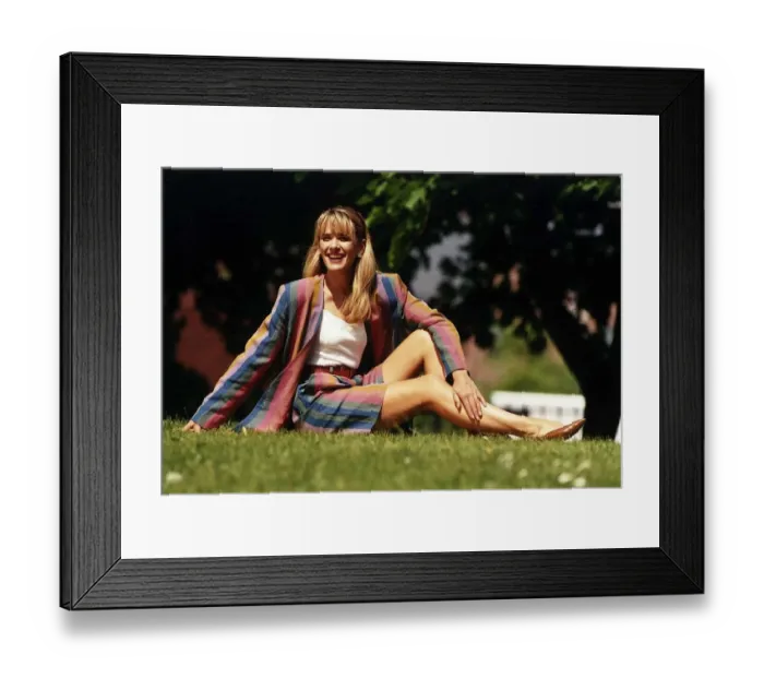 Framed Print : Carol Smillie TV Presenter
