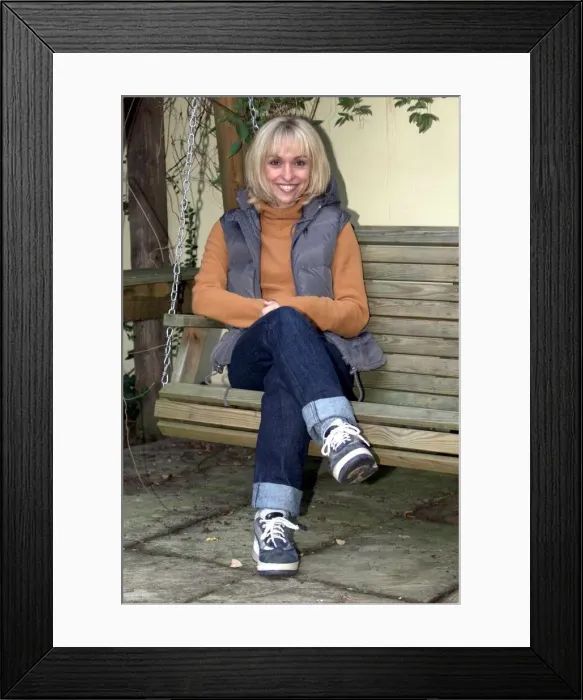 Framed Print : Michaela Strachan TV Presenter October 1999 m2 Framed Print : Michaela Strachan TV Presenter October 1999 m2
