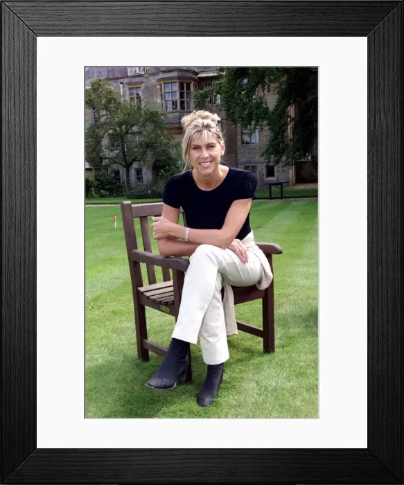 Framed Print : Sharron Davies TV Presenter June 1999 Framed Print : Sharron Davies TV Presenter June 1999