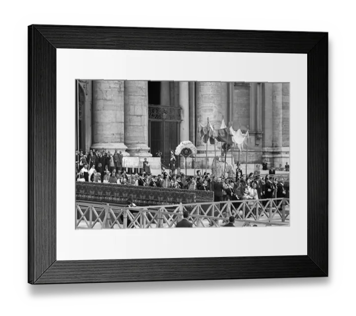 Framed Print : June 1962 Pope John XXIII during a solemn ceremony at St Peters Basilica Rome