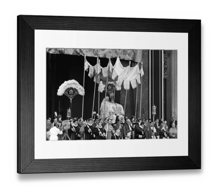 Framed Print : June 1962 Pope John XXIII during a solemn ceremony at St Peters Basilica Rome