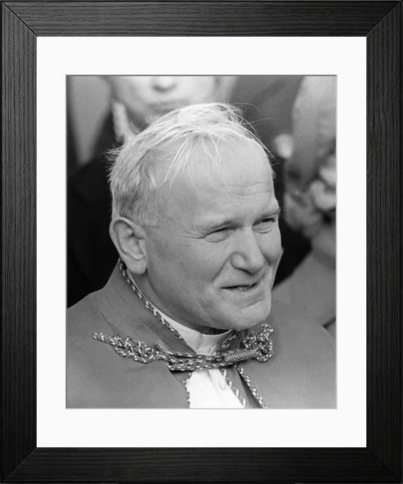 Framed Print : Pope John Paul II on his visit to Ireland Framed Print : Pope John Paul II on his visit to Ireland