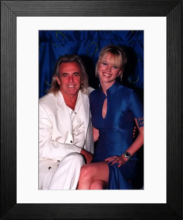 Framed Print : Peter Stringfellow with Sarah Cox TV Presenter September 1997 Stringfellow nightclub Framed Print : Peter Stringfellow with Sarah Cox TV Presenter September 1997 Stringfellow nightclub