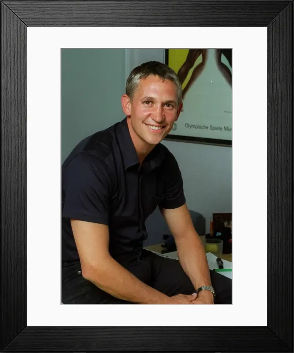 Framed Print : Gary Lineker TV Presenter former footballer August 1999 A©mirropix Framed Print : Gary Lineker TV Presenter former footballer August 1999 A©mirropix