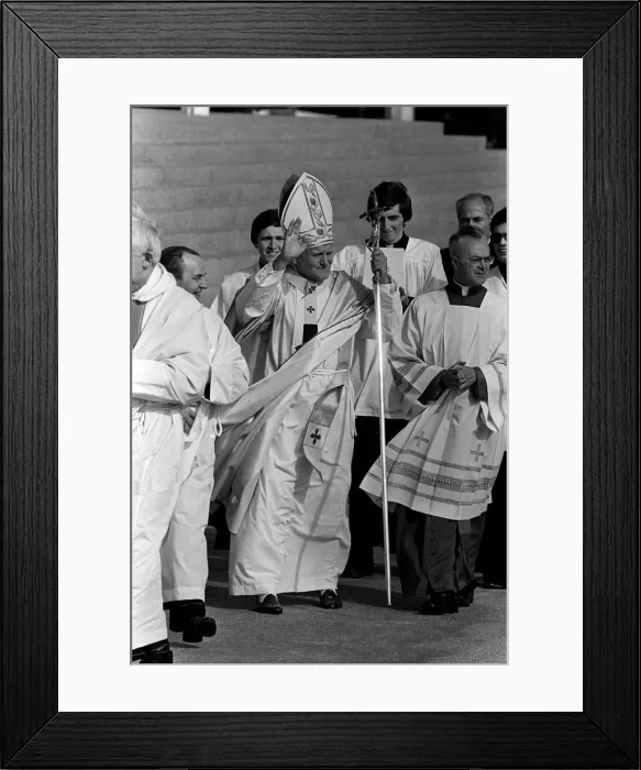 Framed Print : Pope John Paul II during his visit to Ireland in 1979 Framed Print : Pope John Paul II during his visit to Ireland in 1979