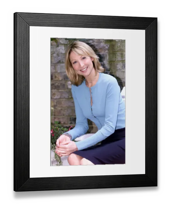 Framed Print : Kate Charman TV Presenter and Model June 1999