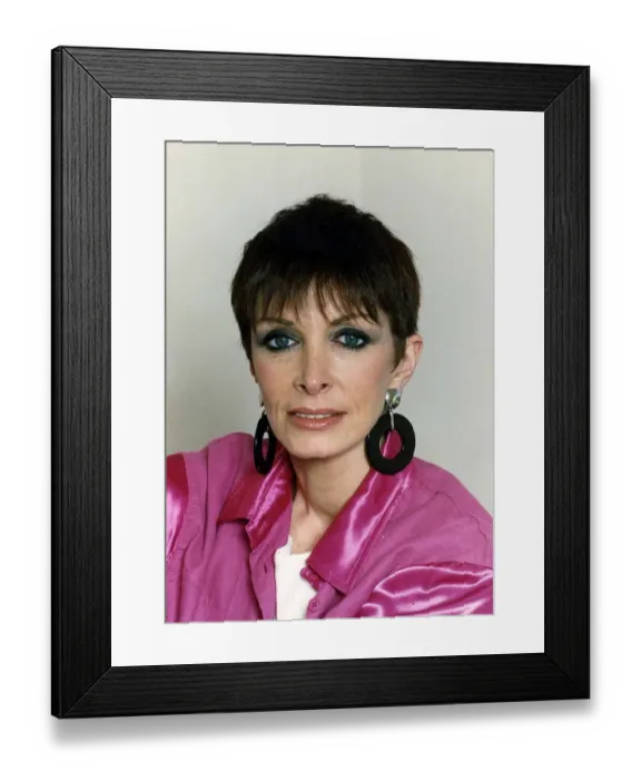 Framed Print : Marti Caine TV Presenter Singer Comedian - 1995 Framed Print : Marti Caine TV Presenter Singer Comedian - 1995