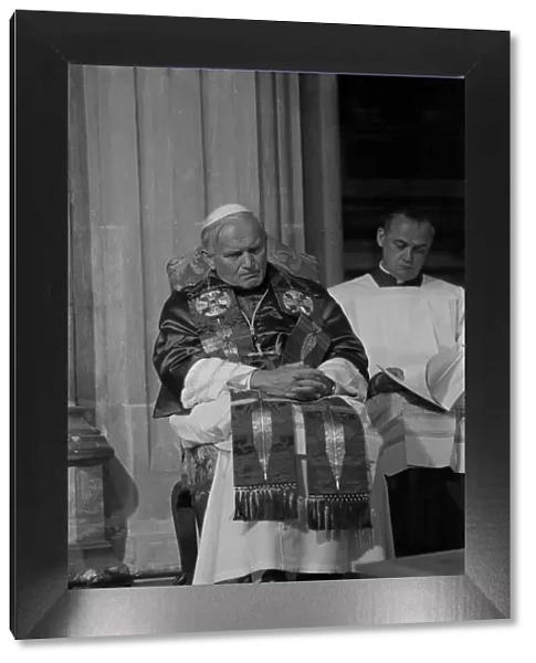Pope John Paul II at Canterbury in May 1982