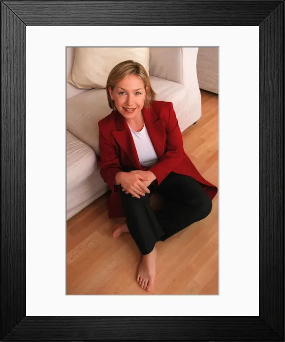 Framed Print : Lowri Turner TV Presenter Fashion Expert May 1999 Pictured at home Framed Print : Lowri Turner TV Presenter Fashion Expert May 1999 Pictured at home