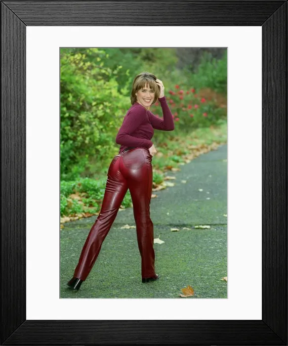 Framed Print : Carol Smillie TV Presenter November 1998 Who has been voted Rear Of The Year Framed Print : Carol Smillie TV Presenter November 1998 Who has been voted Rear Of The Year