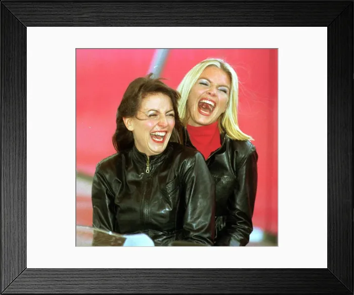 Framed Print : Dont Try This At Home January 1999 TV Programme starring Davina McCall TV Framed Print : Dont Try This At Home January 1999 TV Programme starring Davina McCall TV