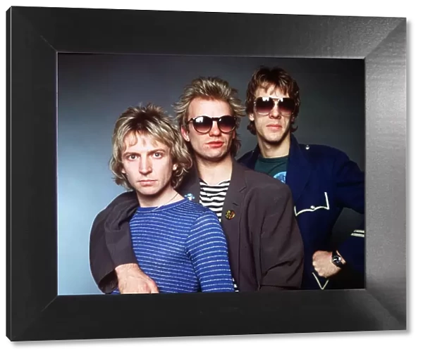 The Police Rock Group Andy Summers, Sting (Gordon Sumner), Stewart Copeland