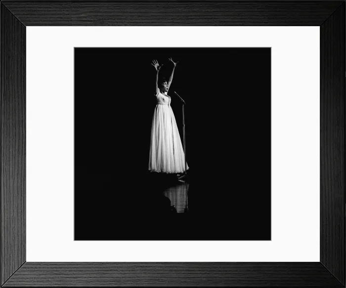 Framed Print : Shirley bassey at the talk of the town 1964 Framed Print : Shirley bassey at the talk of the town 1964