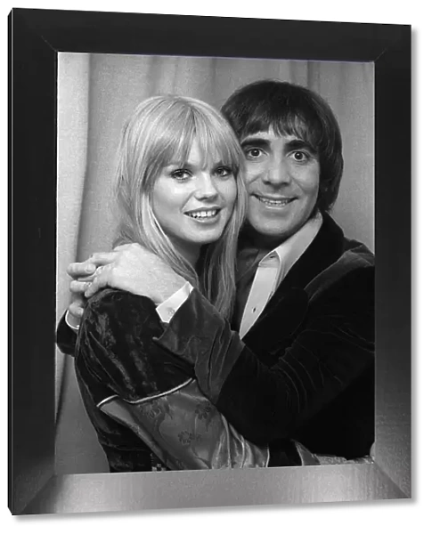 Keith Moon and girlfriend Annette Lax 1975