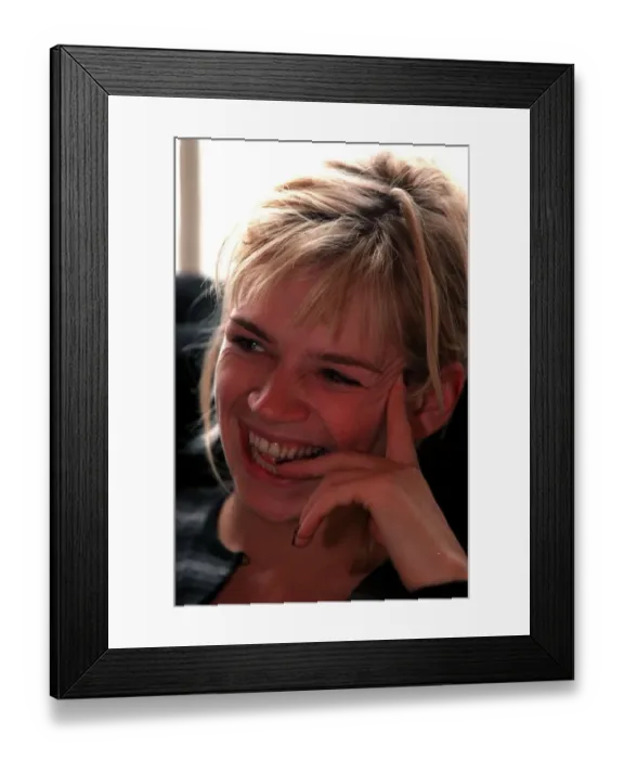 Framed Print : DJ Zoe Ball at BBC Broadcasting House October 1997 Framed Print : DJ Zoe Ball at BBC Broadcasting House October 1997