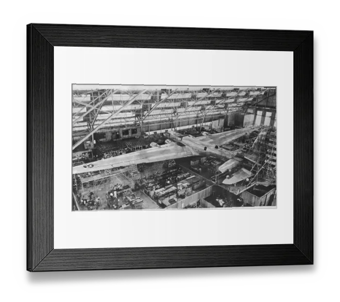 Framed Print : WW2 B-19 bomber being built in US Oct 40 Framed Print : WW2 B-19 bomber being built in US Oct 40