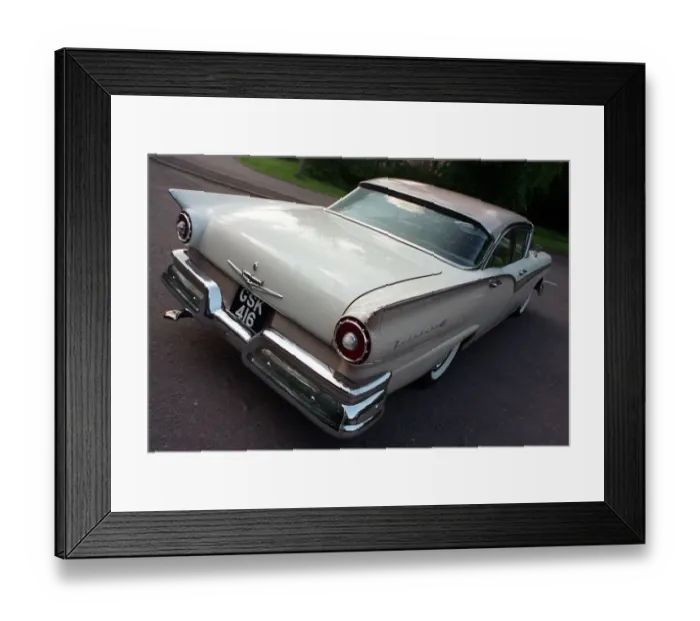 Framed Print : IAN SHARP / 1957 FORD FAIRLANE Framed Print : IAN SHARP / 1957 FORD FAIRLANE