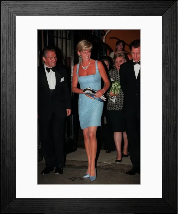Framed Print : Princess Diana at the Royal Albert Hall to attend a gala performance of Derek Deane Framed Print : Princess Diana at the Royal Albert Hall to attend a gala performance of Derek Deane