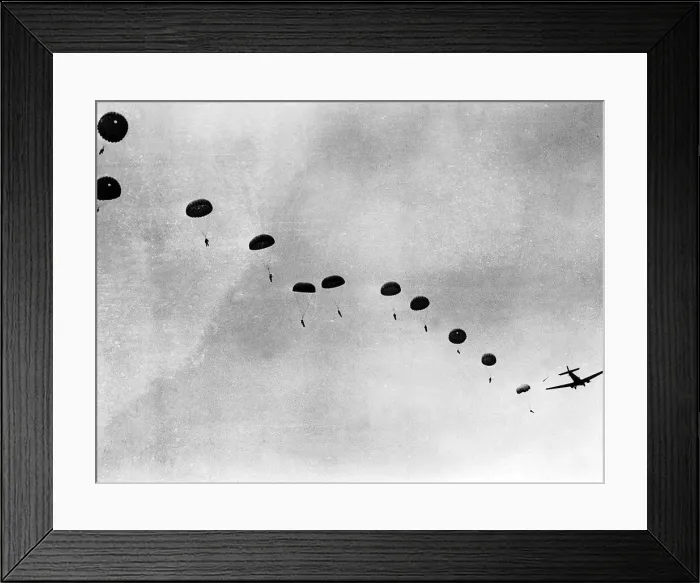 Framed Print : WW2 German Paratroopers 1940 Framed Print : WW2 German Paratroopers 1940