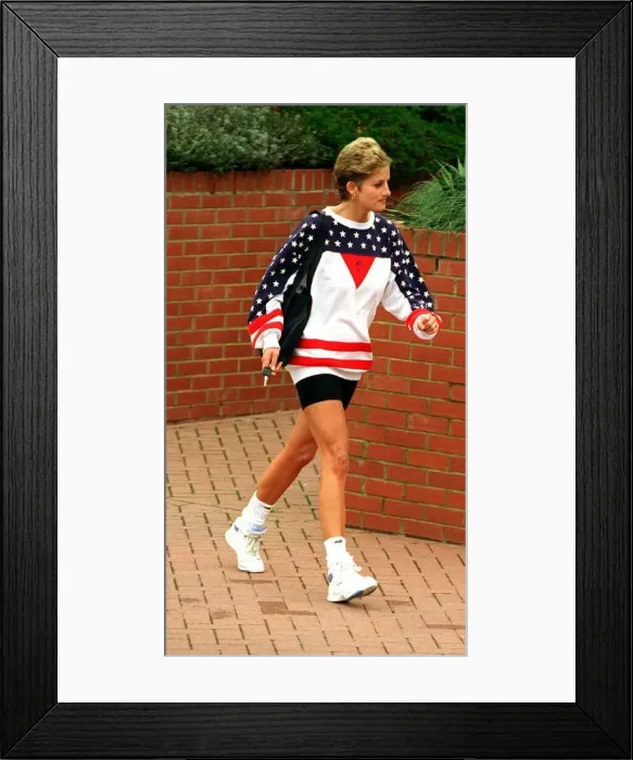 : Diana, Princess of Wales leaves the Chelsea Harbour Club on the morning the new book : Diana, Princess of Wales leaves the Chelsea Harbour Club on the morning the new book