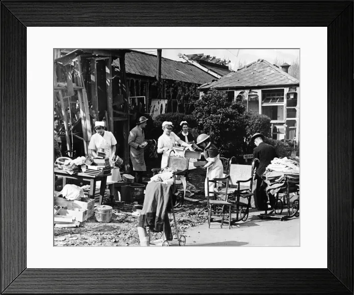 Framed Print : WW2 Nurses salvage equipment April 1944 from the wreckage of their hospital Framed Print : WW2 Nurses salvage equipment April 1944 from the wreckage of their hospital