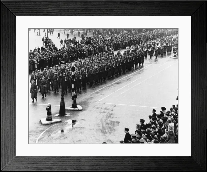 Framed Print : WW2 Home Guard Parade 3 December 1944 The Home Guard march past Hyde Park Framed Print : WW2 Home Guard Parade 3 December 1944 The Home Guard march past Hyde Park
