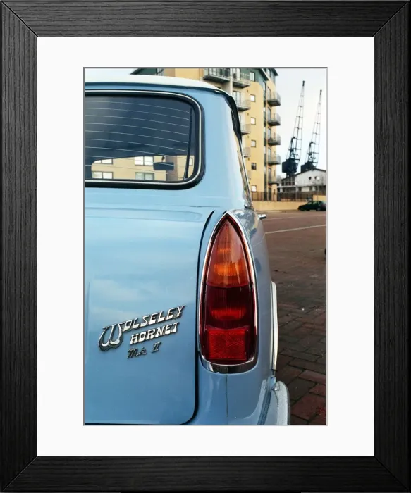 Framed Print : Clive Broadbents 1954 Wolseley 4 / 44 car December 1998 Framed Print : Clive Broadbents 1954 Wolseley 4 / 44 car December 1998