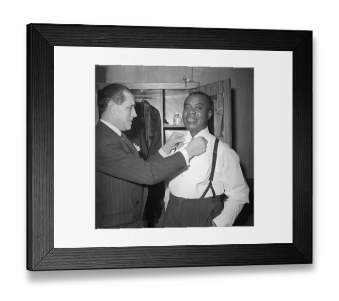 Framed Print : Louis Satchmo'Armstrong Dec 1956 At the London Charity Musical Concert
