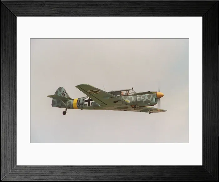 Framed Print : Aircraft Messershmitt ME108 August 1993 flying at the Wroughton Airshow Framed Print : Aircraft Messershmitt ME108 August 1993 flying at the Wroughton Airshow