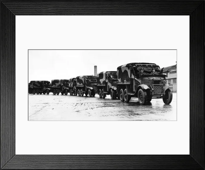 Framed Print : Women of the ATS deliver trucks for the army during WW2 1941 Framed Print : Women of the ATS deliver trucks for the army during WW2 1941