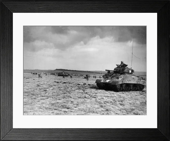 Framed Print : American troops training in Britain before the invasion of Europe 1944 WW2 Framed Print : American troops training in Britain before the invasion of Europe 1944 WW2
