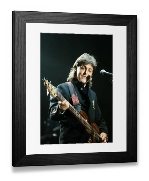 Framed Print : Paul McCartney, singer, former members of the Beatles & Wings Framed Print : Paul McCartney, singer, former members of the Beatles & Wings