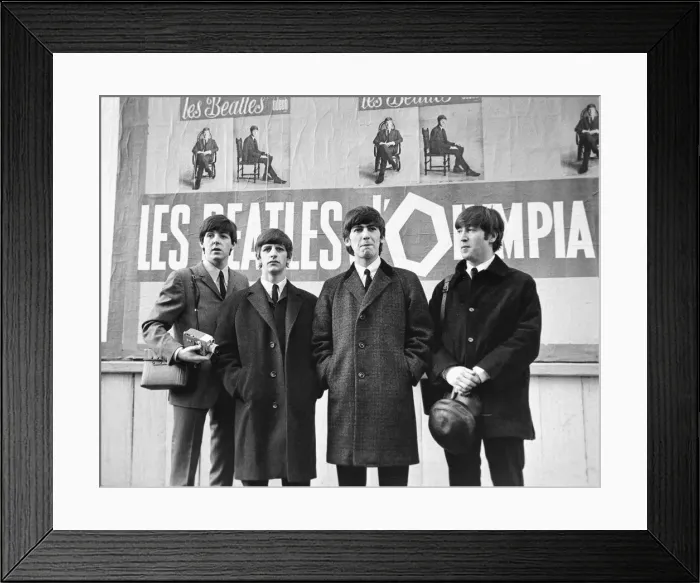 Framed Print : The Beatles concert season at the Olympia Theatre, Paris, January 1964 Framed Print : The Beatles concert season at the Olympia Theatre, Paris, January 1964