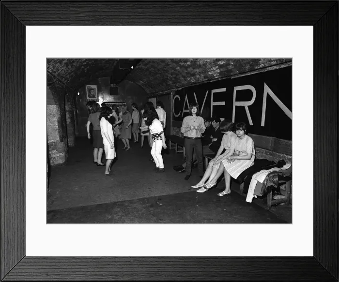 Framed Print : Cavern Club in Liverpool was financial trouble at this time so Cavern boss Ray McFall had Framed Print : Cavern Club in Liverpool was financial trouble at this time so Cavern boss Ray McFall had
