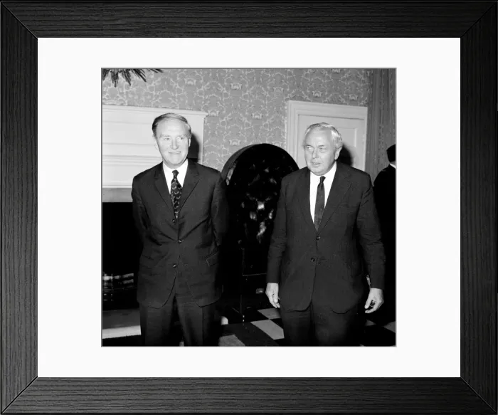 Framed Print : The Premier of Eire. Southern Ireland, Mr. Liam Coscrove arrived in London for talks with Framed Print : The Premier of Eire. Southern Ireland, Mr. Liam Coscrove arrived in London for talks with