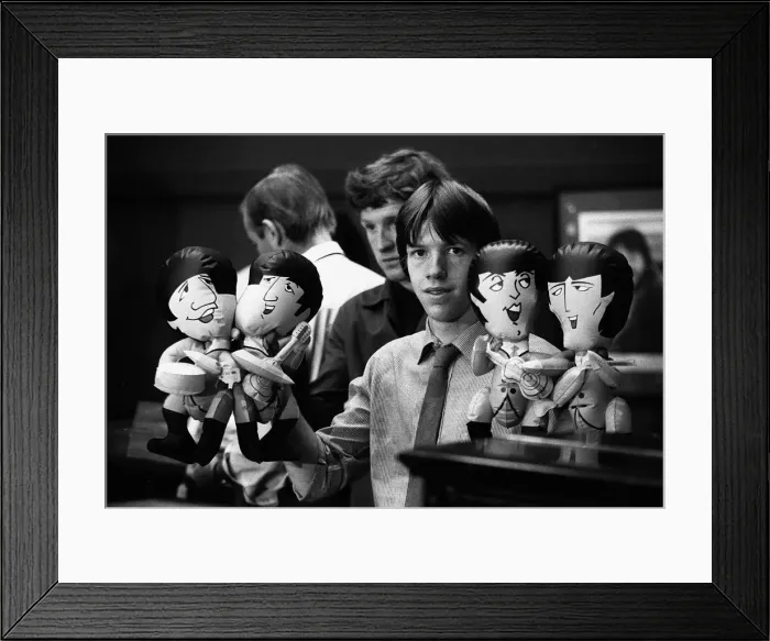 Framed Print : Sothebys Beatles memorabilia inflatables for auction sold fo A£150 Framed Print : Sothebys Beatles memorabilia inflatables for auction sold fo A£150