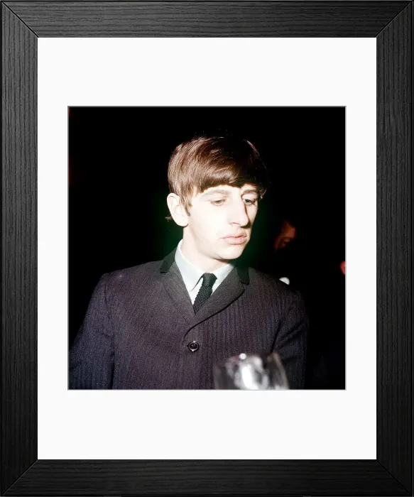 Framed Print : Ringo Starr at the Futurst Theatre Scarborough 11 December 1963 Framed Print : Ringo Starr at the Futurst Theatre Scarborough 11 December 1963