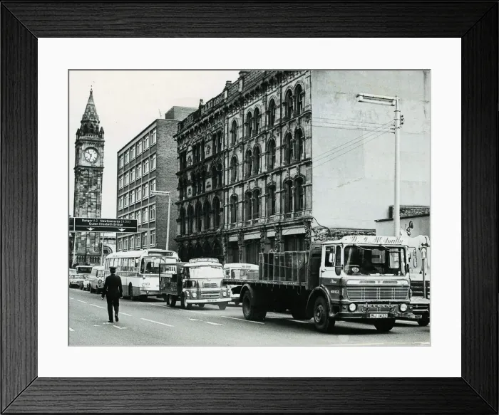 Framed Print : Albert Clock In Belfast October 1978 Framed Print : Albert Clock In Belfast October 1978